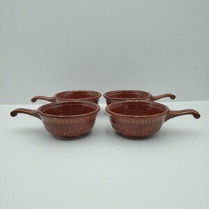 Taylor Smith & Taylor Oven Serve Brown Individual French Casserole Dishes TS&T